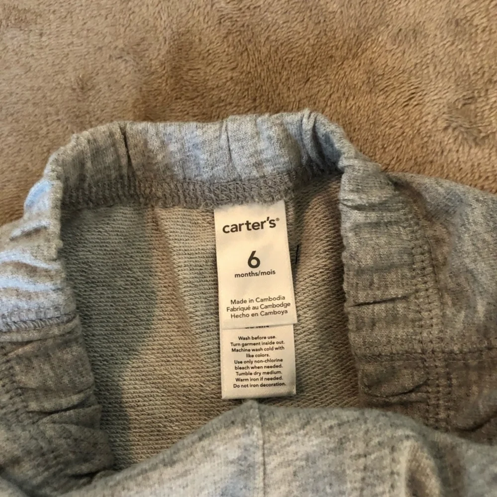 Carter's Baby | 3 Piece Bundle Pajama Pants, Bib, Shorts
